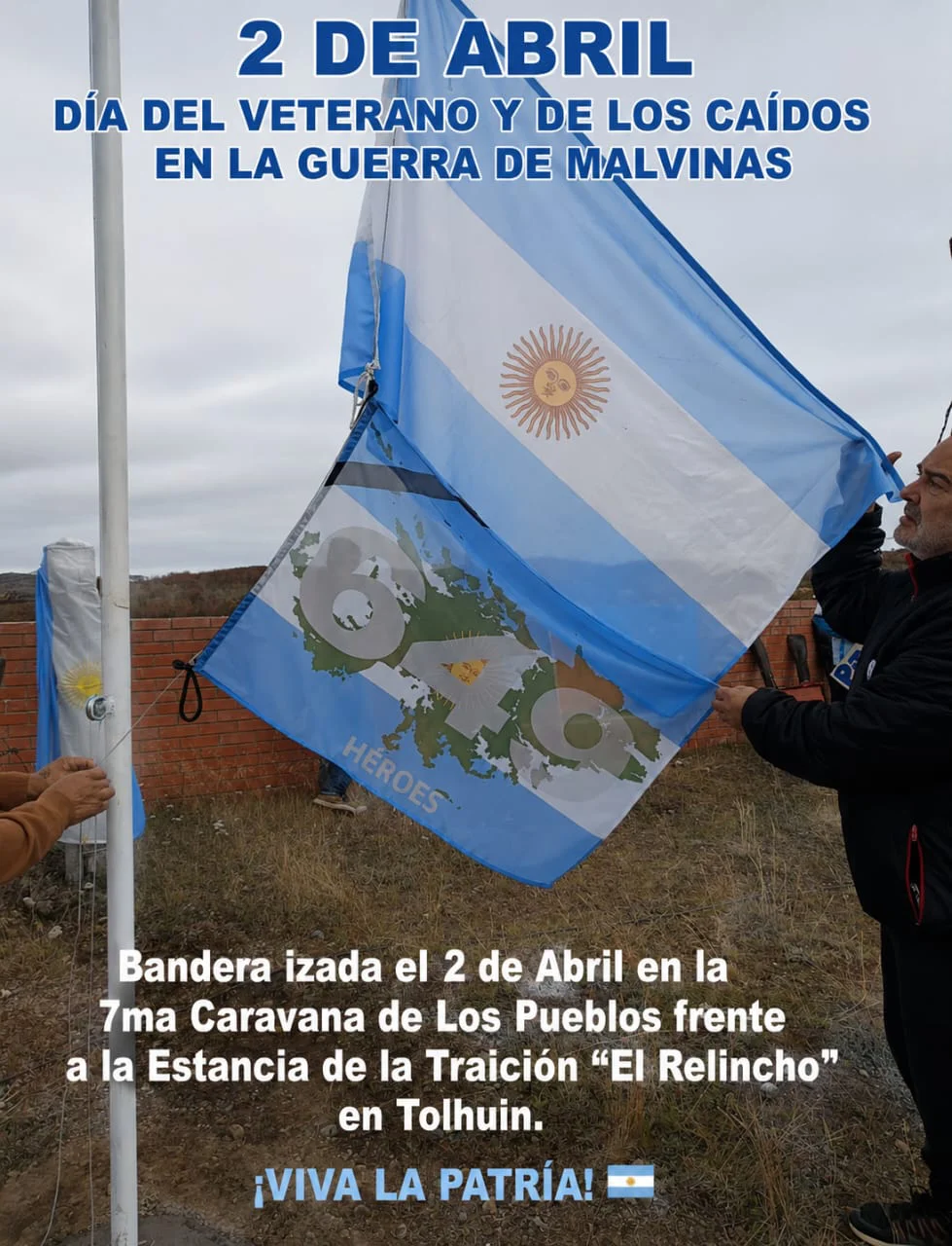 bandera de 649 en el relincho