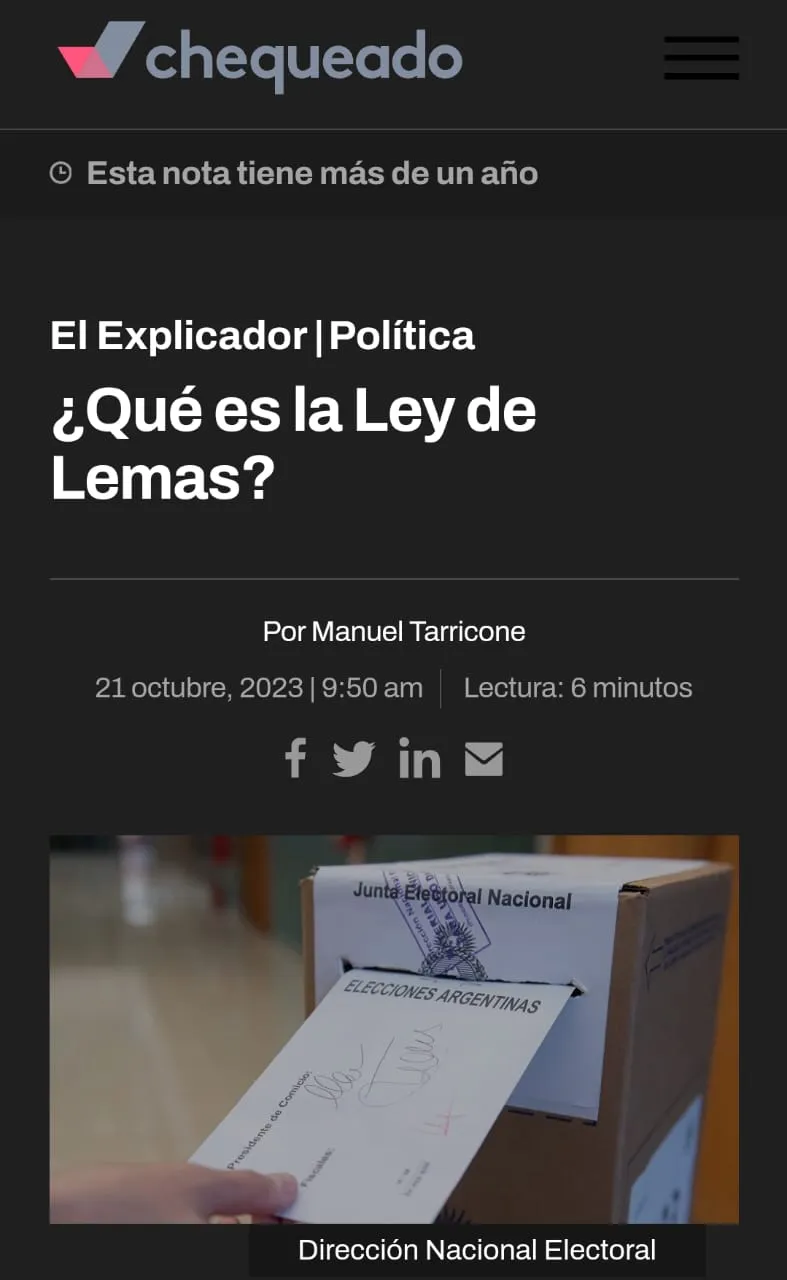 LEY DE LEMAS